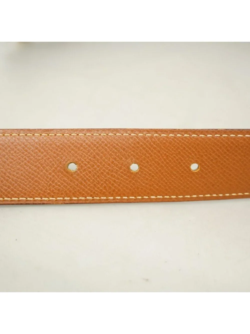 Hermes Belt Constance Courchevel Box Calf Gold Black